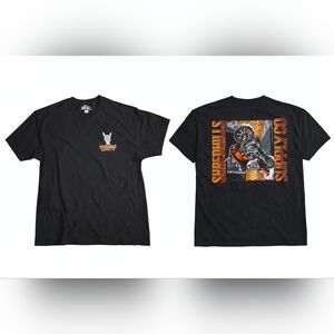 Jan - ShredHills Black and Orange Graphic Tee